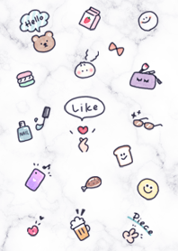 Fashionable simple icon Wistaria07_2