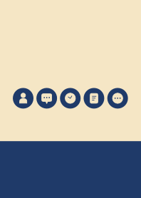 SIMPLE(beige blue)V.171b