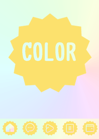 yellow color rainbow  M16