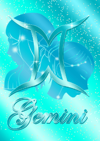ราศีเมถุน 2 ตัวเมีย สีฟ้าอ่อน