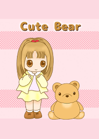 Cute Bear pink Theme