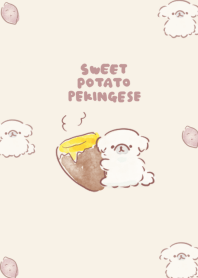 simple pekingese sweet potato beige
