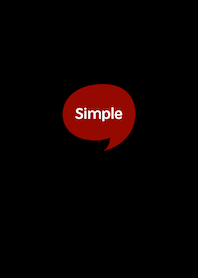 The Simple Speech bubble Black No.2-02