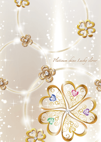 超運気UP♥Platinum shine lucky clover