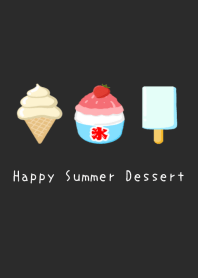 Happy Summer Dessert/CHARCOAL GRAY