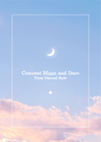 Crescent Moon and Stars 96/Natural Style