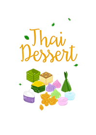 Colorful Thai dessert