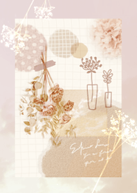 Sky and dried flowers14.