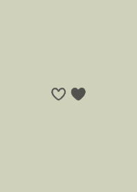 mini heart 03  - pistachio