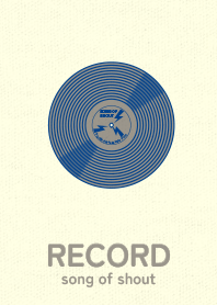 RECORD_shout Royal blue