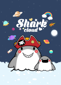 Shark Cloud Night Blue