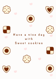 Yummy sweet cookies theme