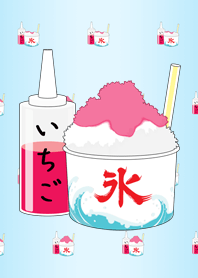 Shaved ice (strawberry flavor)