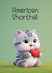 I Love Cute American Shorthai-Theme