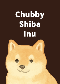 Chubby Shiba Inu2 on brown