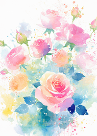 薔薇(バラ)の花の着せかえ(R4034)