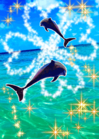 lucky Clover dolphin Sea orange
