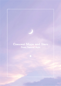 Crescent Moon and Stars75/Natural Style