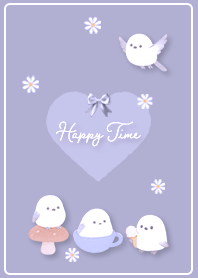 purple Long-tailed Tit's Happy Time 03_2