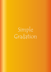 Simple Gradation -GlossyOrange 5-