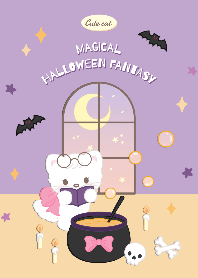 Cute cat : Magical Halloween fantasy v.1