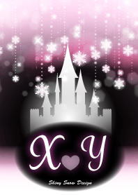 X&Y-Initial-Snow Castle-Baby pink