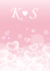 Initial -K&S- Heart cloud