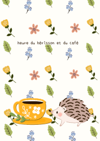 hedgehog and cafe time