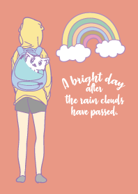 a bright day after the rain have passed.