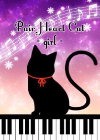 Pair Heart Cat -girl-