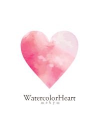 Watercolor Heart Red - MEKYM