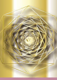 Black Pink : Feng Shui Gold Octagon