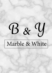 B&Y-Marble&White-Initial