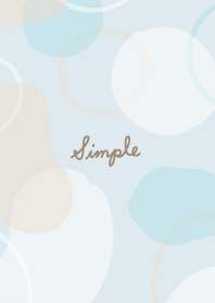 Circle and circle darkishi Blue3 Japan