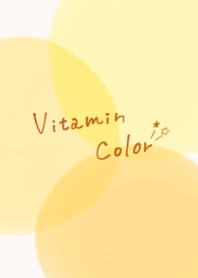 Simple and energetic vitamin color