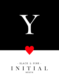 INITIAL Y -BLACK&RED-