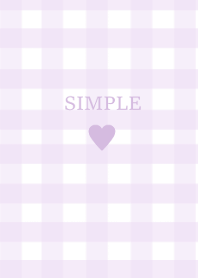 SIMPLE HEART:) check purple