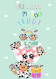 Bringing my moo teddy