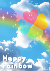 Summer sky happiness rainbow