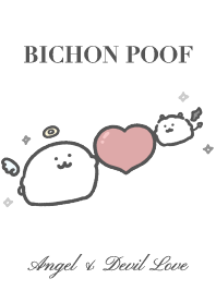 Bichon Poof-Little Angel & Little Devil