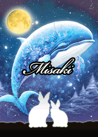 Misaki Beautiful rabbit & whale