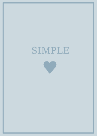 SIMPLE HEART =blue sky*=