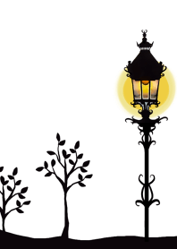 Streetlight and townscape