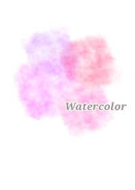 水彩画ピンクカラー