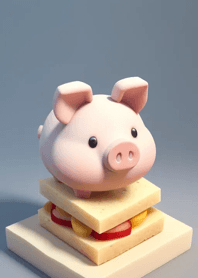 Bread and Cute Pig hMC8