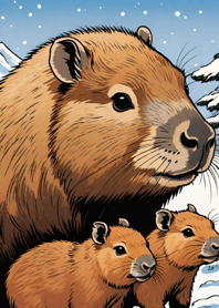 Ukiyo-e - Capybara 23341d