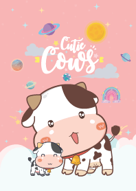 Cows Baby Galaxy Pink