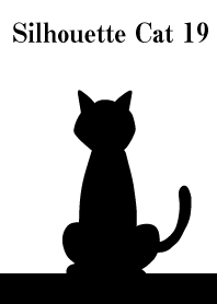 Silhouette cat 19