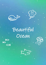 海底世界-藍綠色