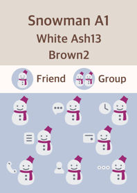 snowmanA1 white ash13 brown2